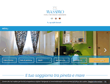 Tablet Screenshot of hotelmassimo.it